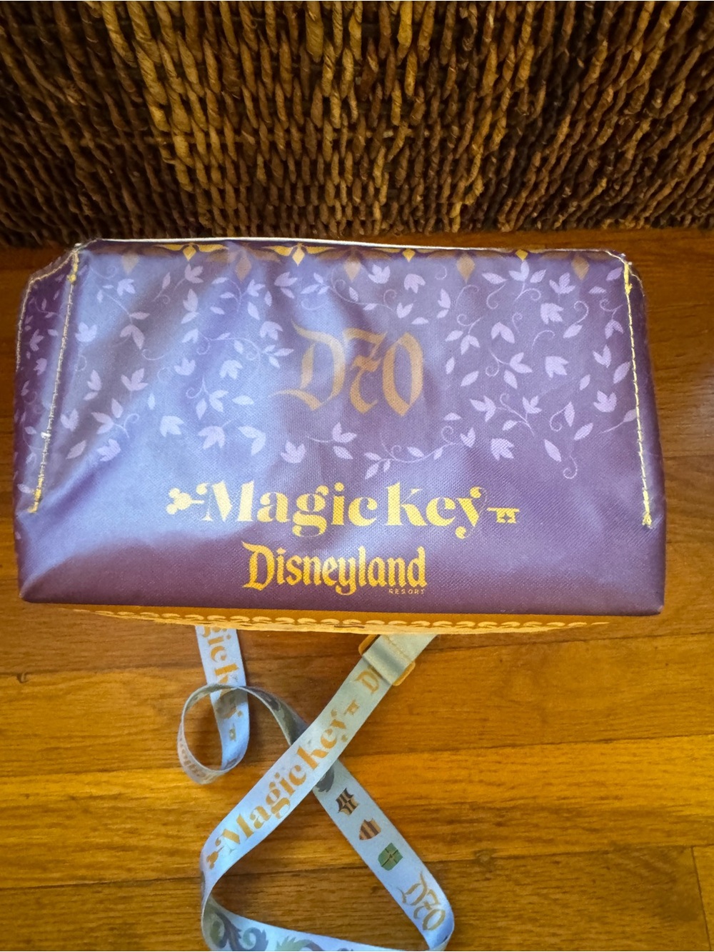 Disneyland 70th Anniversary Magic Key Insulated Crossbody Bag - Picture 7 of 9